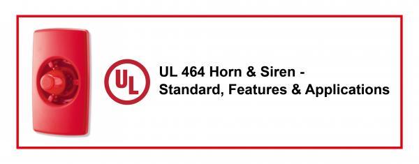 Cosa sono il clacson e la sirena UL 464 per i sistemi di allarme: standard, caratteristiche e applicazioni